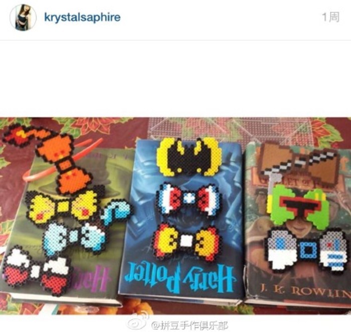 小舞家PBead拼豆蝴蝶结系列