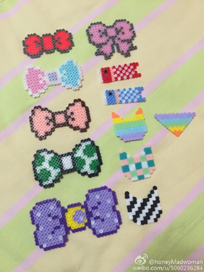 小舞家PBead拼豆蝴蝶结系列