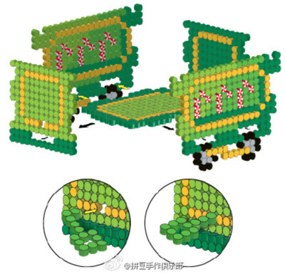 小舞家PBead拼豆立体火车系列