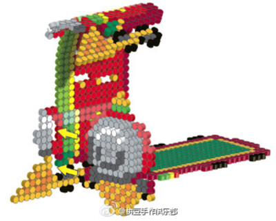 小舞家PBead拼豆立体火车系列