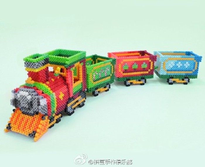 小舞家PBead拼豆立体火车系列