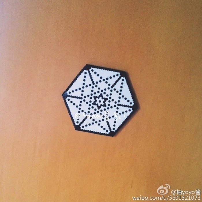 小舞家PBead拼豆六边形模板系列