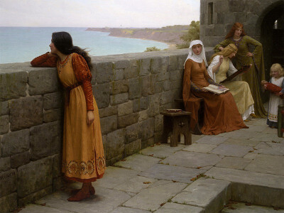 The Hostage, Edmund Blair Leighton(1852-1922)