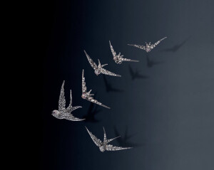 “六燕齐飞”钻饰 1890年 莱俪博物馆藏