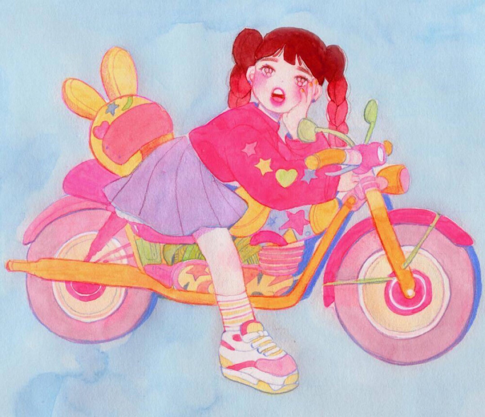 头像,ins插画师fommy_y