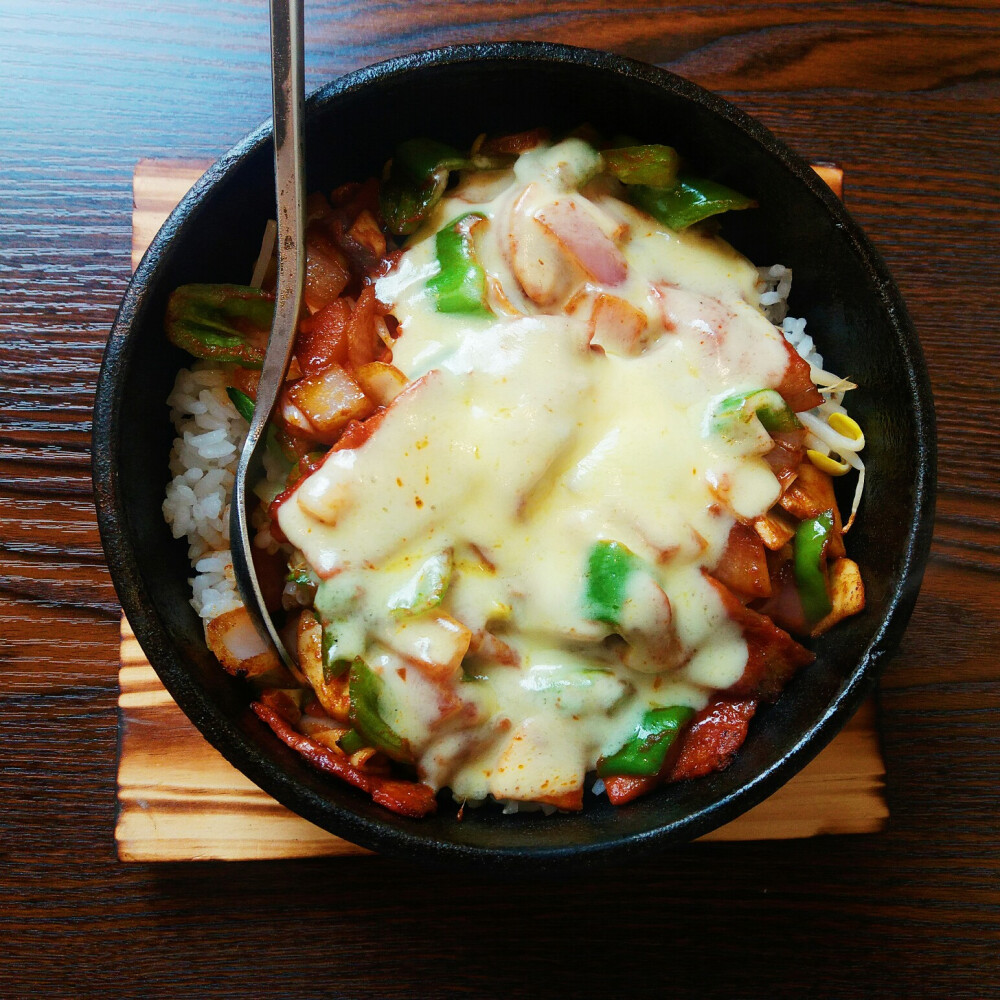 芝士肥牛石鍋拌飯