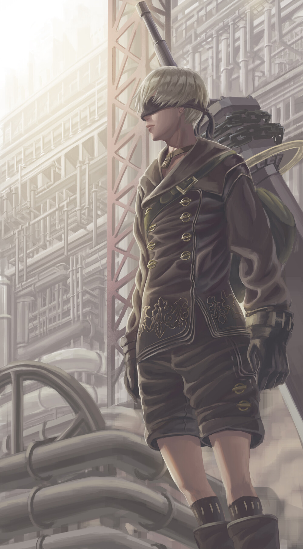 尼尔：机械纪元 NieR：Automata 绘师：KTY 本作品pixiv id=60954080