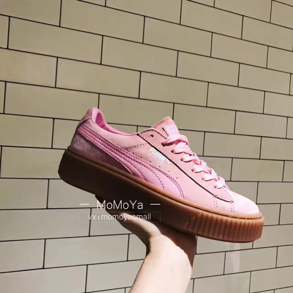 PUMA Suede Platform 蕾哈娜 女神粉 松糕鞋
尺码 36-39