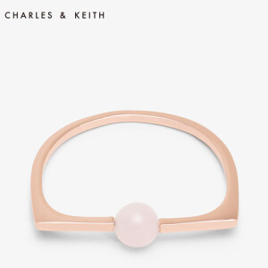 CHARLES&amp;KEITH 手环 CK51210 欧美时尚金属朋克女士手镯