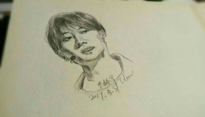 ＃李赫宰＃＃super junior＃＃手绘＃画的第一张宰宰♡不定期更新√