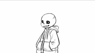 Undertale手书-某人的御茶会所（Sans）