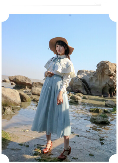 徐娇 织羽集 汉元素服 梨白 春季新品 女复古绣花短外套