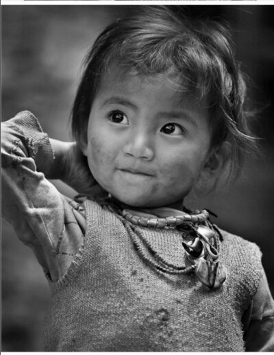 陈瑞元摄影作品《藏族女孩》