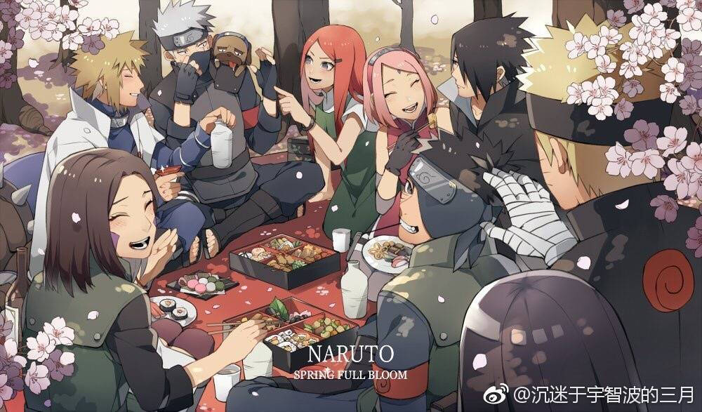 卡卡西班和水门班
日常温馨，但有种虐虐的感觉……