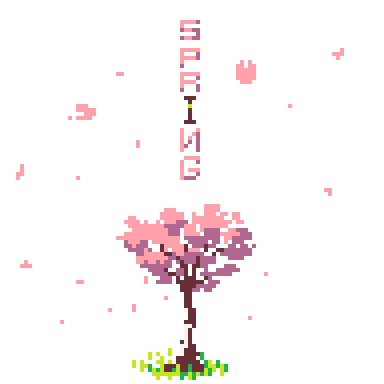 dotpict 像素画精选 来源Twitter作者 이게뭐야ㅏ‏ 