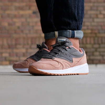 代购 CQTG Saucony Grid 8000 S70303-3 麂皮 三文鱼 索康尼情侣复古跑