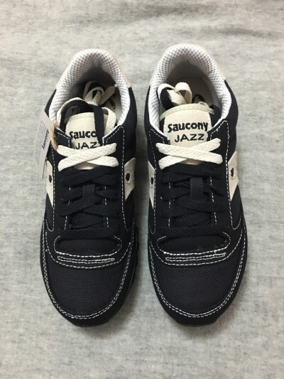 代购 美国代购 索康尼 Saucony jazz low 休闲跑鞋 黑白配现货 正品