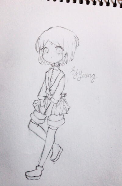 好有興致玩一玩風格，Q版公仔．哥特風格，⁽⁽ૢ(⁎❝ົཽω❝ົཽ⁎)✧有點衝動想跪下來