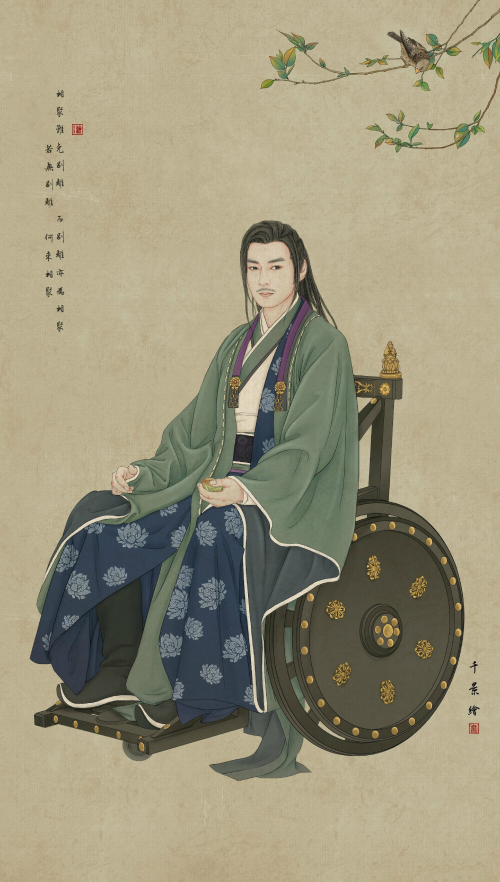 古风美男焦恩俊作者千景绘