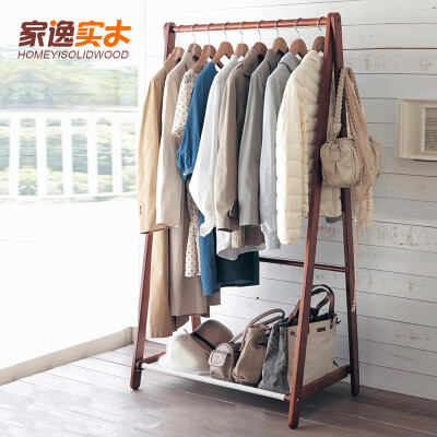 木质挂衣架落地衣架