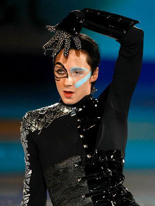 Johnny Weir poke face