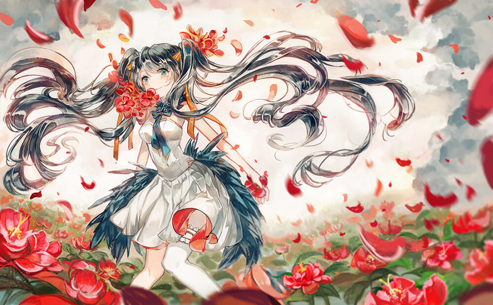 初音未来 绘师：Vima 本作品pixiv id=47278229