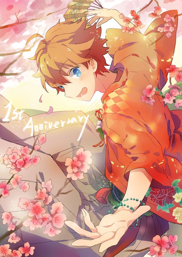 明星昴流 男子 少年 可爱 治愈 壁纸 和服 作者web@娃儿绿