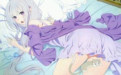 【来源pixiv，侵删】no title
画师：Andy
艾米莉娅（亦译：爱蜜莉雅），《Re：从零开始的异世界生活》女主角。银发紫瞳，混血半精灵，银发美少女，EMT！ 帕克。
动漫二次元原创/同人画/插画/手绘/女生头像/壁纸/锁…