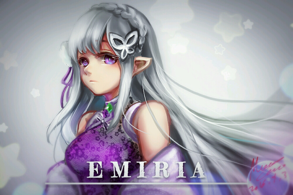 【来源pixiv，侵删】旗袍Emilia re:从零开始的异世界生活
中秋節おめでとうございます
旗袍艾米莉亚
画师：咩哈哈
艾米莉娅（亦译：爱蜜莉雅），《Re：从零开始的异世界生活》女主角。银发紫瞳，混血半精灵，银发美少女，EMT！
动漫二次元原创/同人画/插画/手绘/女生头像/壁纸/锁屏/背景/美少女/银发/银长直/紫瞳/白丝