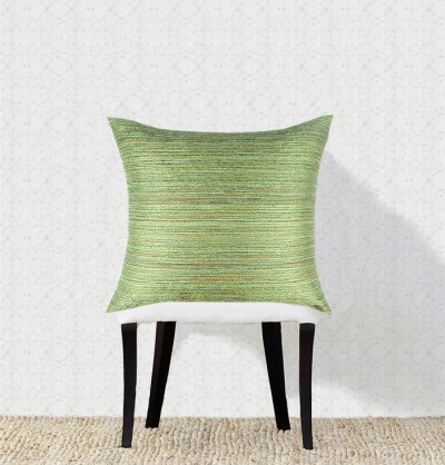 现代简约新中式青绿色抽象纹理可拆洗抱枕套样板房软装客厅靠垫套
