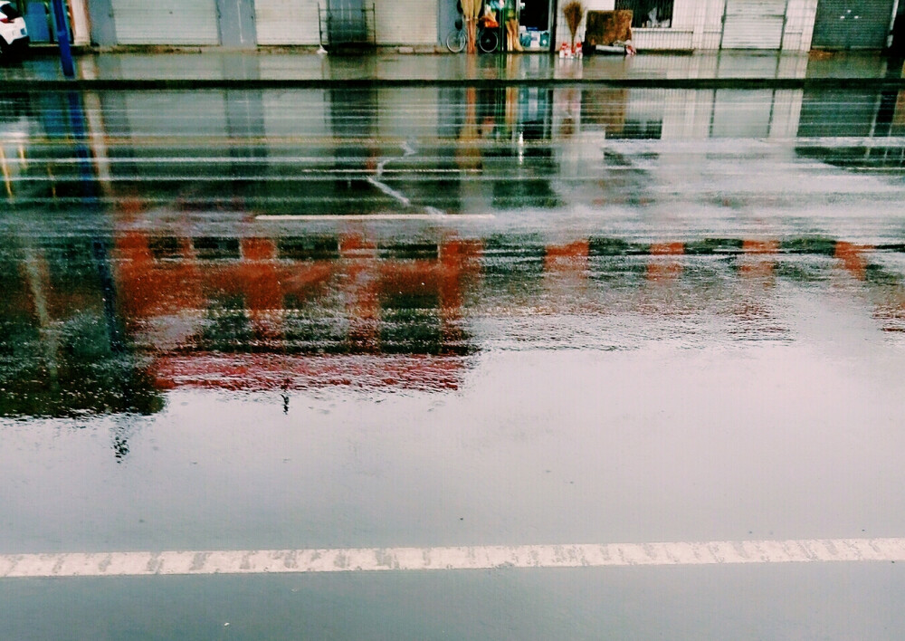 喜欢下雨，内蒙的雨