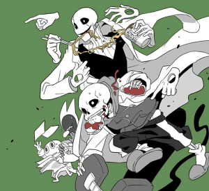 Undertale——能吃的一组（Gaster&Sans）