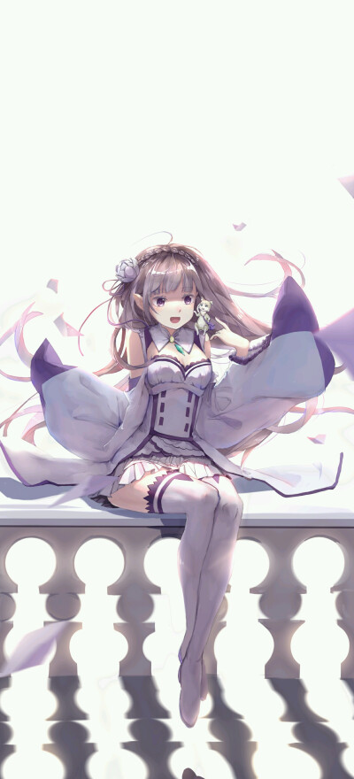 【来源pixiv，侵删】EMT~
థ౪థ
画师：菊子大人
艾米莉娅（亦译：爱蜜莉雅），《Re：从零开始的异世界生活》女主角。银发紫瞳，混血半精灵，银发美少女，EMT！
动漫二次元原创/同人画/插画/手绘/女生头像/壁纸/锁…