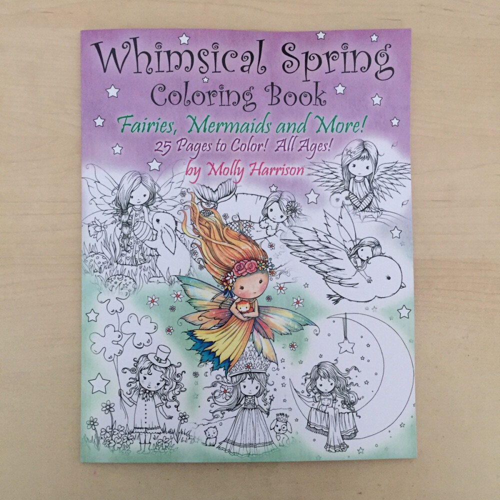 Whimsical Spring Coloring Book