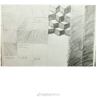 排线与素描关系