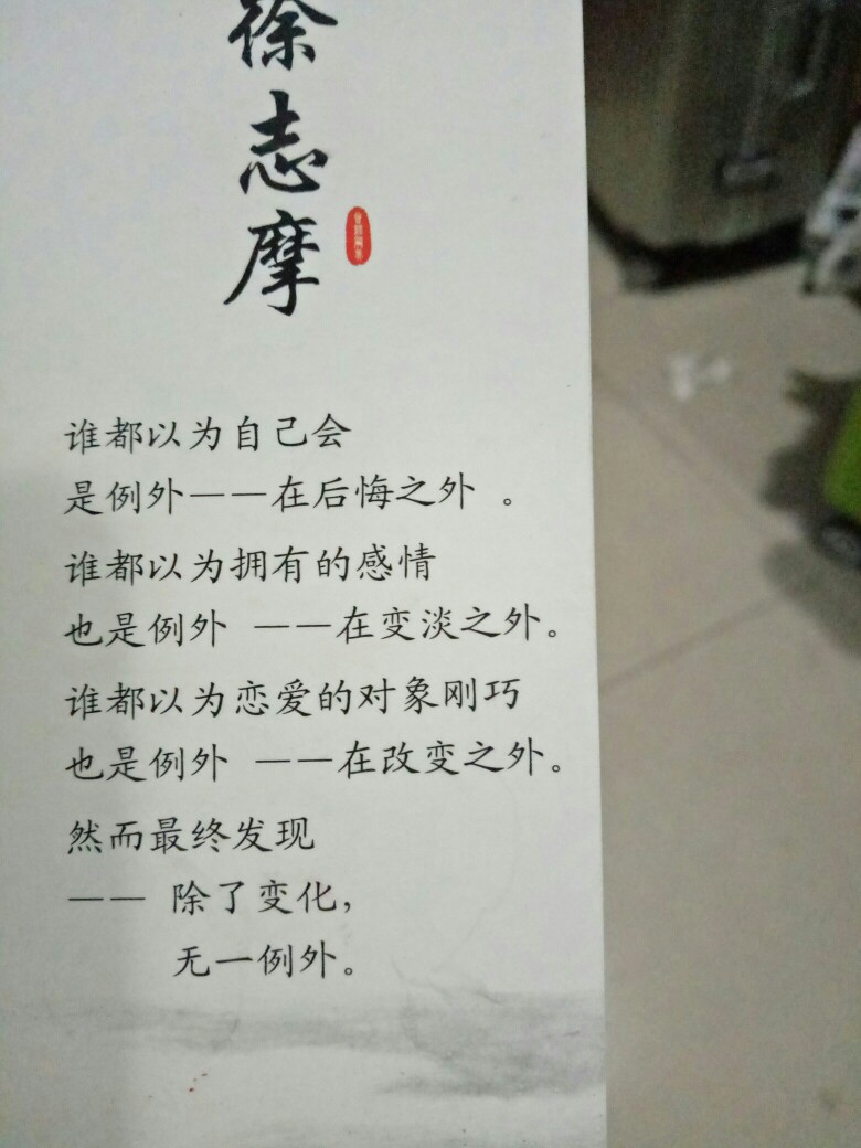 徐志摩 文字控