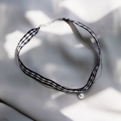 双层夏日choker 