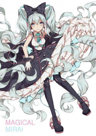 初音未来 绘师：TKN 本作品pixiv id= 58581702