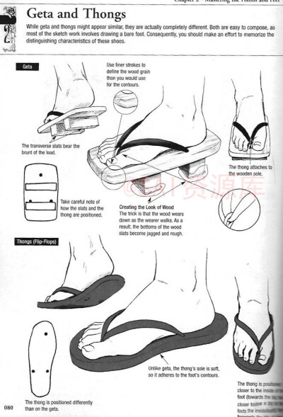 脚 素材 画画 绘画 涂鸦 靴子 构造 资料 图鉴 教程 参考