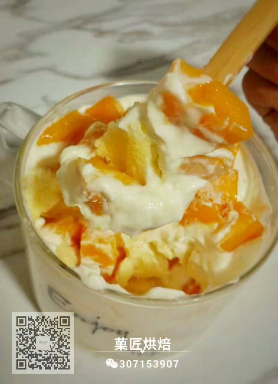 芒果芝士酸奶