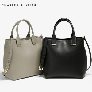 CHARLES&amp;KEITH 手提包 CK250780254 欧美风时尚女式托特包