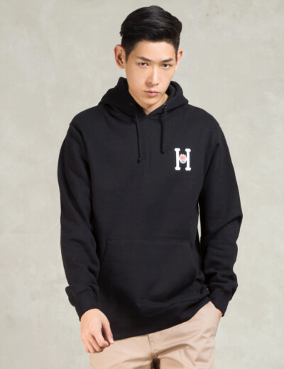 双11抢购 HUF H LOGO 卫衣 双色