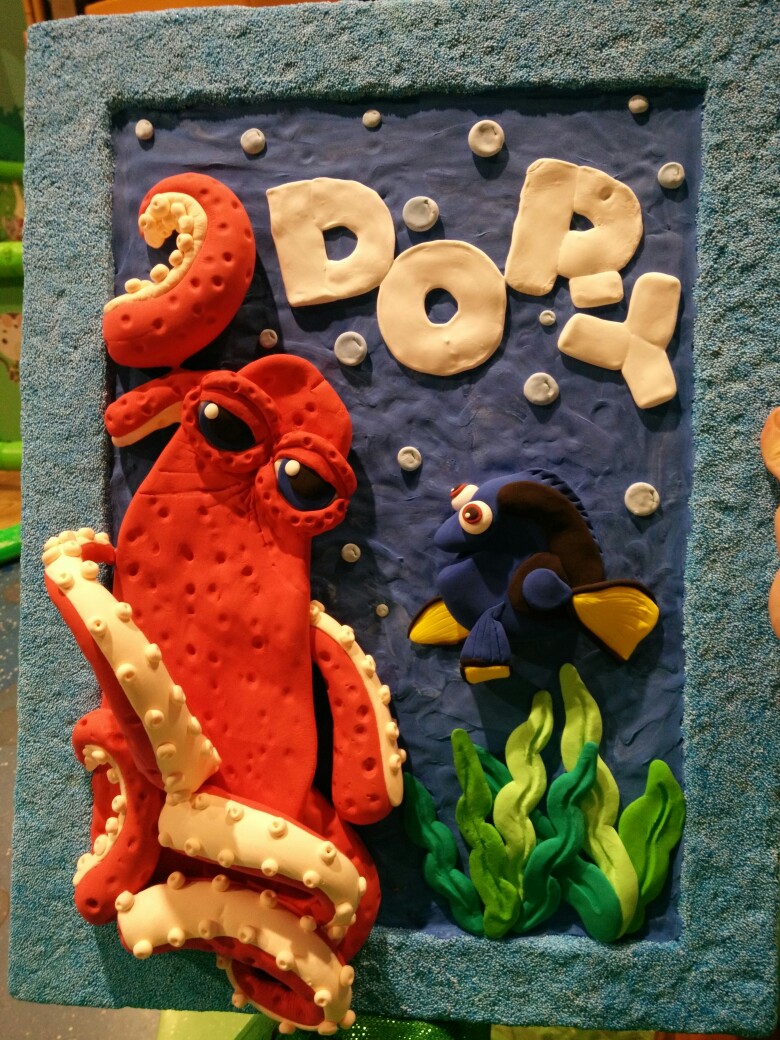 轻粘土作品海底总动员