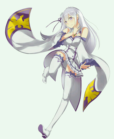 【来源pixiv，侵删】Emme
画师：Saruno
艾米莉娅（亦译：爱蜜莉雅），《Re：从零开始的异世界生活》女主角。银发紫瞳，混血半精灵，银发美少女，EMT！
动漫二次元原创/同人画/插画/手绘/女生头像/壁纸/锁屏/背景/美…