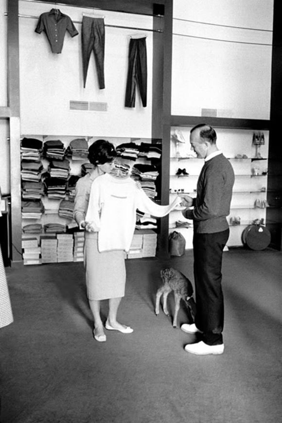 Audrey Hepburn at home with her pet deer, Ip, and her jealous Yorkshire Terrier, Mr. Famous, Beverly Hills, California, 1958. Photographs by Bob Willoughby. Ip lived with Audrey weeks before filming Green Mansions, so that the two had time to bond.
