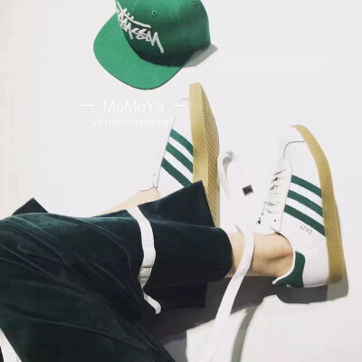 Adidas gazelle 复古白绿 男女款 帆布鞋
男鞋，女鞋潮鞋，搭配，时尚搭配，服饰搭配，美鞋