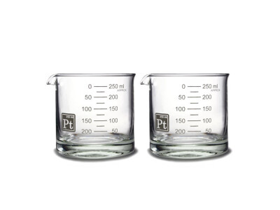 和你逃掉的化学课 美国创意手工玻璃制品 Ptware 烧杯 威士忌酒杯