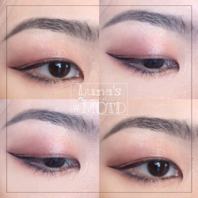 Eyeshadow: Colourpop+Makeup Revolution Eyeliner: Kiss Me极细眼线液笔(黑)+Ulta(蓝