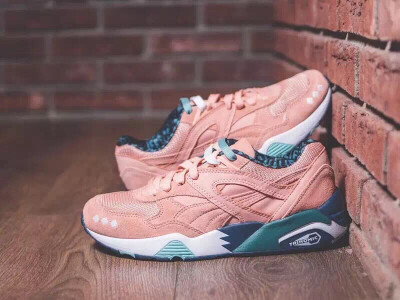 Puma R698 X ALIFE 联名 胭脂粉里昂蓝