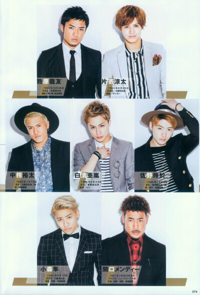 GENERATIONS（转载图片下方微博）